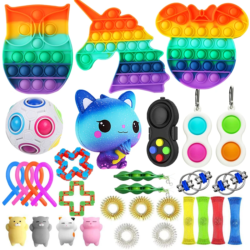 

Игрушки-антистресс, набор игрушек-антистресс, тянущиеся струны, сетчатые мраморные рельефные игрушки для взрослых, девочек, детей, игрушки ...