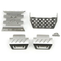 stainless steel chassis armor skid plate guard for 18 110 yk4102 yk4103 rc crawler car upgrade accessories parts
