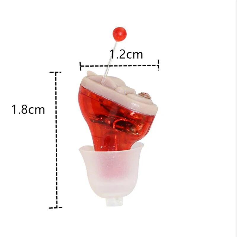 Невидимый слуховой мини аппарат внутренний для глухих ушей с цифровым тоном и CIC