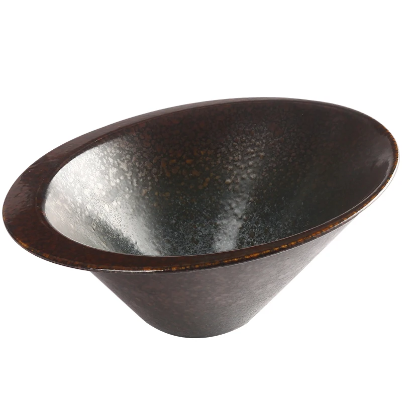 Японская наклонная чаша высокая глубокая для приготовления пищи Салатница