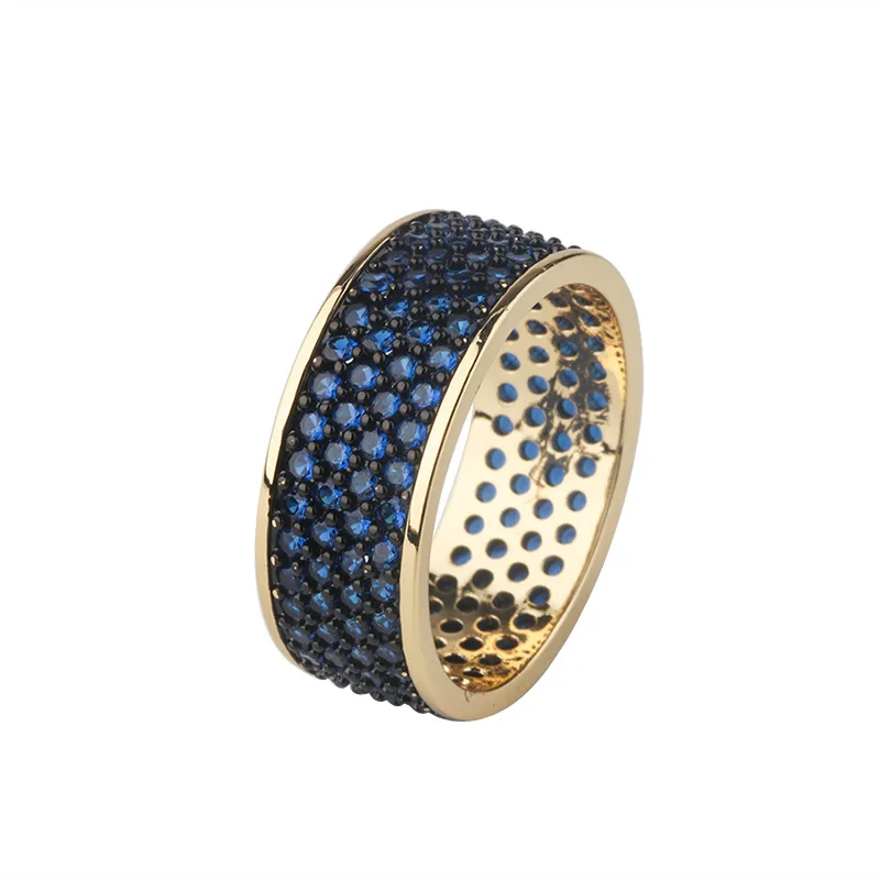 

Luxury Rings Gorgeous Full Cubic Zirconia Engagement Wedding Rings for Women 5 Colors