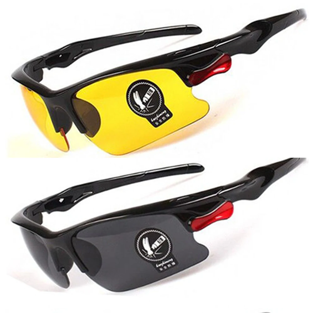 

2 @ #1 антибликовые очки ночного видения для водителя очки для ночного вождения очки с улучшенным светом аксессуары для автомобиля Модные сол...