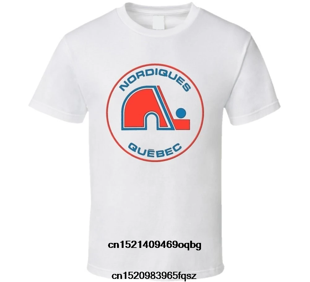 Квебек Нордикс Hockeyer Team Футболка Высокое качество Модный дизайн Бесплатная