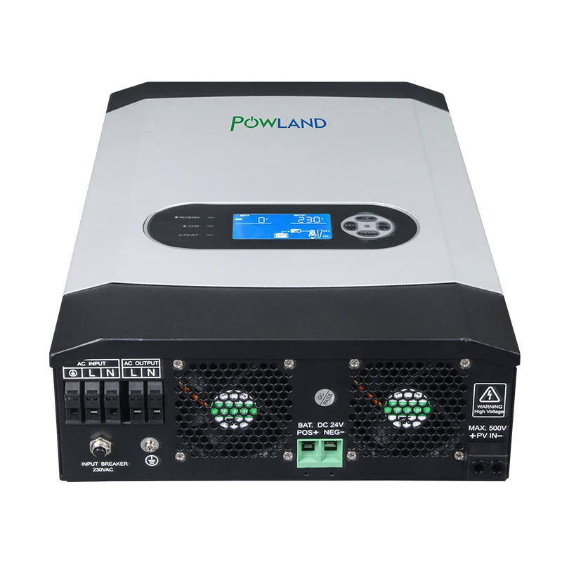 3000 Вт Солнечный инвертор 500Vdc 24V 220V 80A MPPT 4000W PV чистая Синусоидальная волна 3Kva 50Hz 60HZ