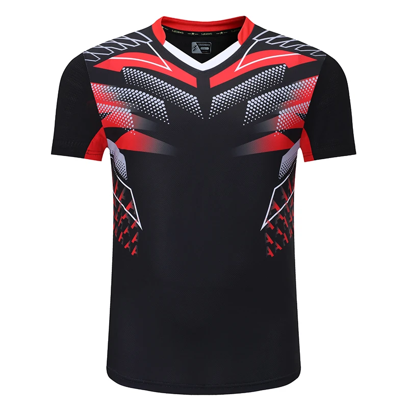 New Badminton shirts Men , sports tshirt Tennis shirts Male , table tennis tshirt , Quick dry Fitness  sport training jerseys