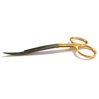 10 cm medical scissors with gold handle