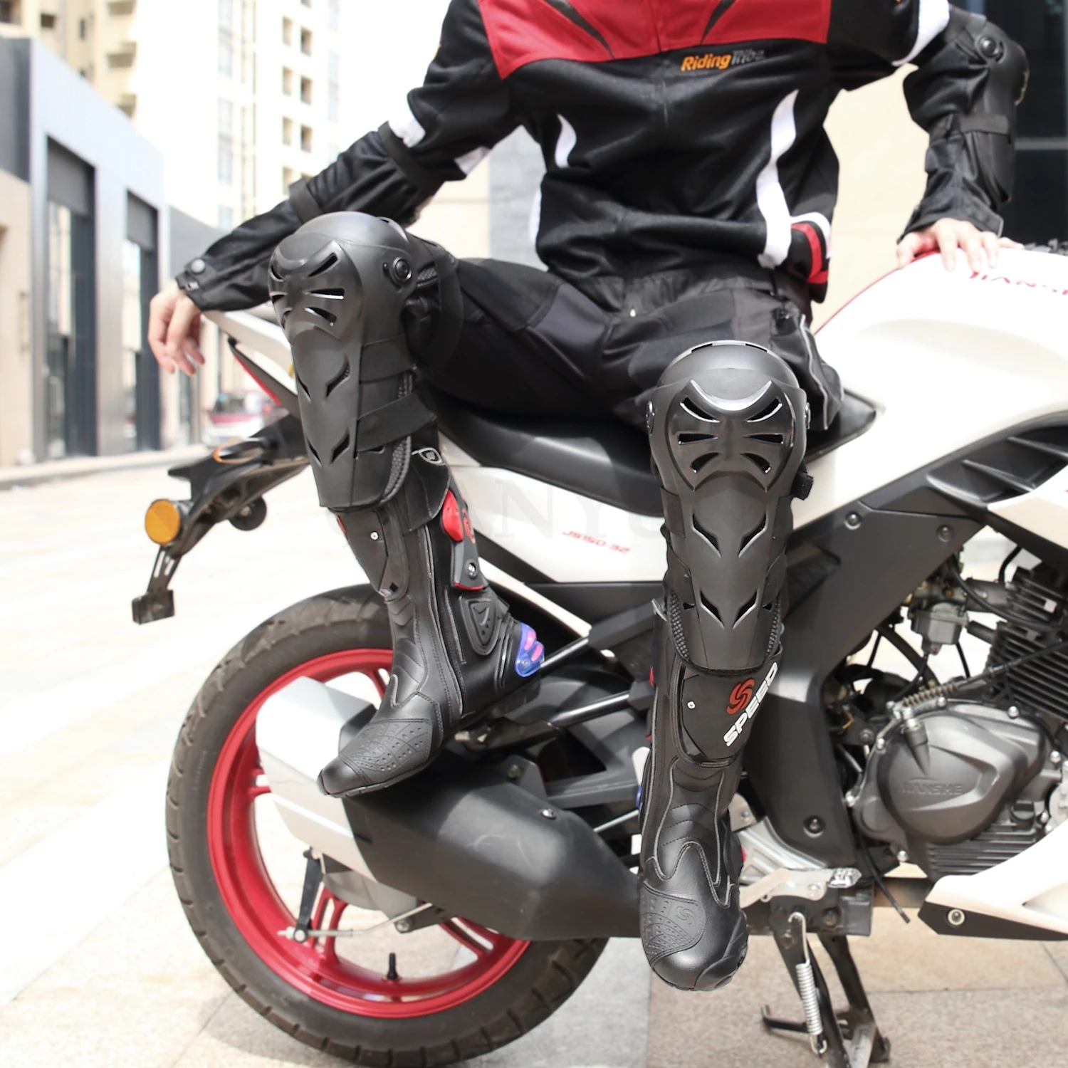 

Motorcycle Knee Pads Guards Cuirassier Elbow Racing Off-Road Protective Kneepad Motocross Brace Protector Motorbike Protection