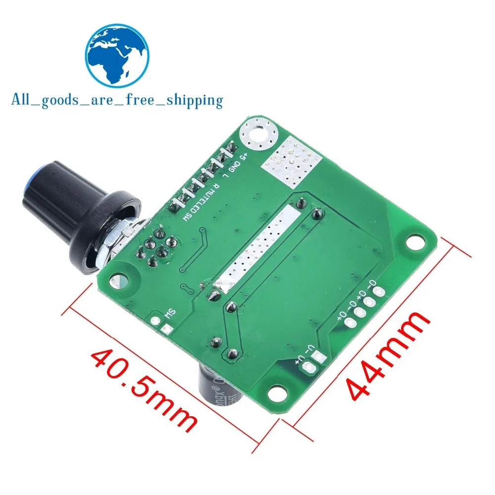 TZT Bluetooth 4,2 TPA3110 15 Вт+ 15 Вт Цифровой стерео аудио усилитель мощности плата Модуль 12 в-24 в автомобиль для USB динамик, портативный динамик