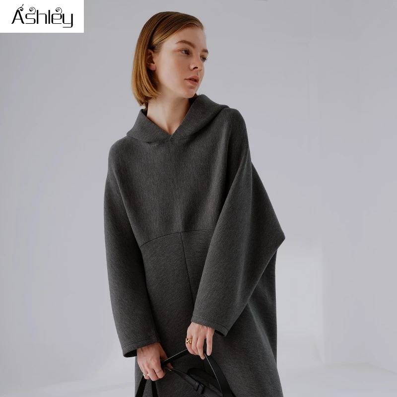 

Ashley Casual long knitting cardigan female Elegant button pockets sweater overcoat 2019 autumn winter warm long coat women