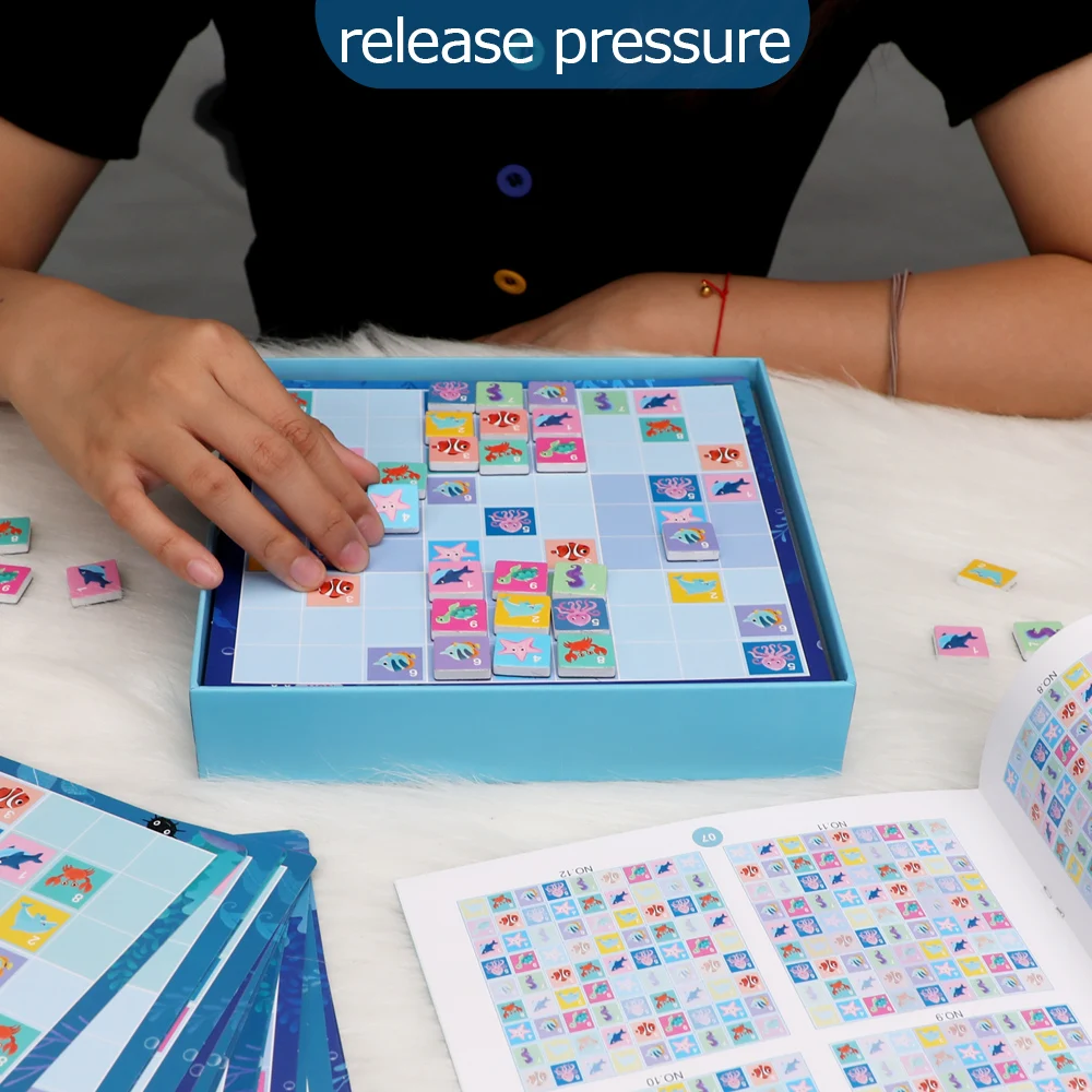 Ocean Paradise Sudoku головоломка развивающая игрушка логическое мышление обучение