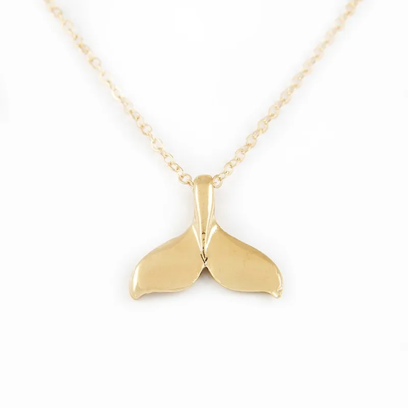 Модные ювелирные изделия Готическая Акула КИТ хвосты массивное ожерелье кулон