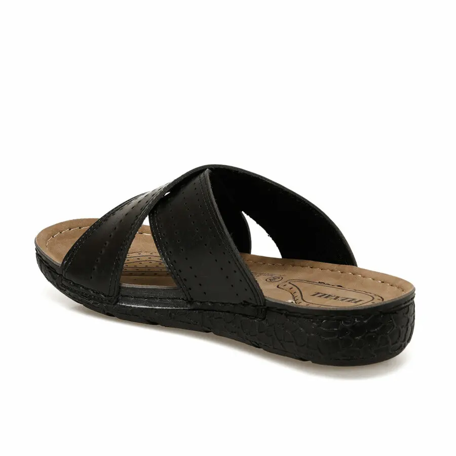 

Flexall Bnk-05 Black Men Slippers