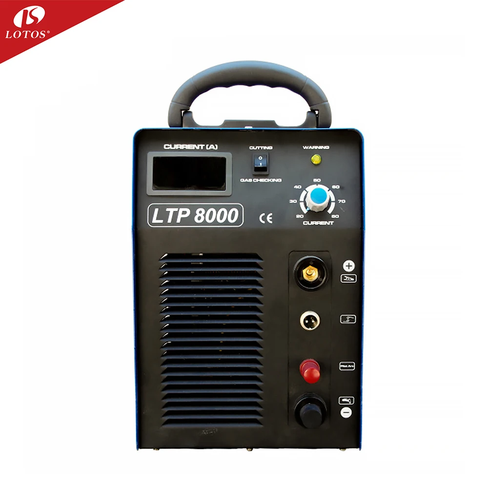 

Lotos LTP8000 3 IN 1 TIG MIG MMA plasma cutter with built in compressor plasma cutting machine price for black friday gift