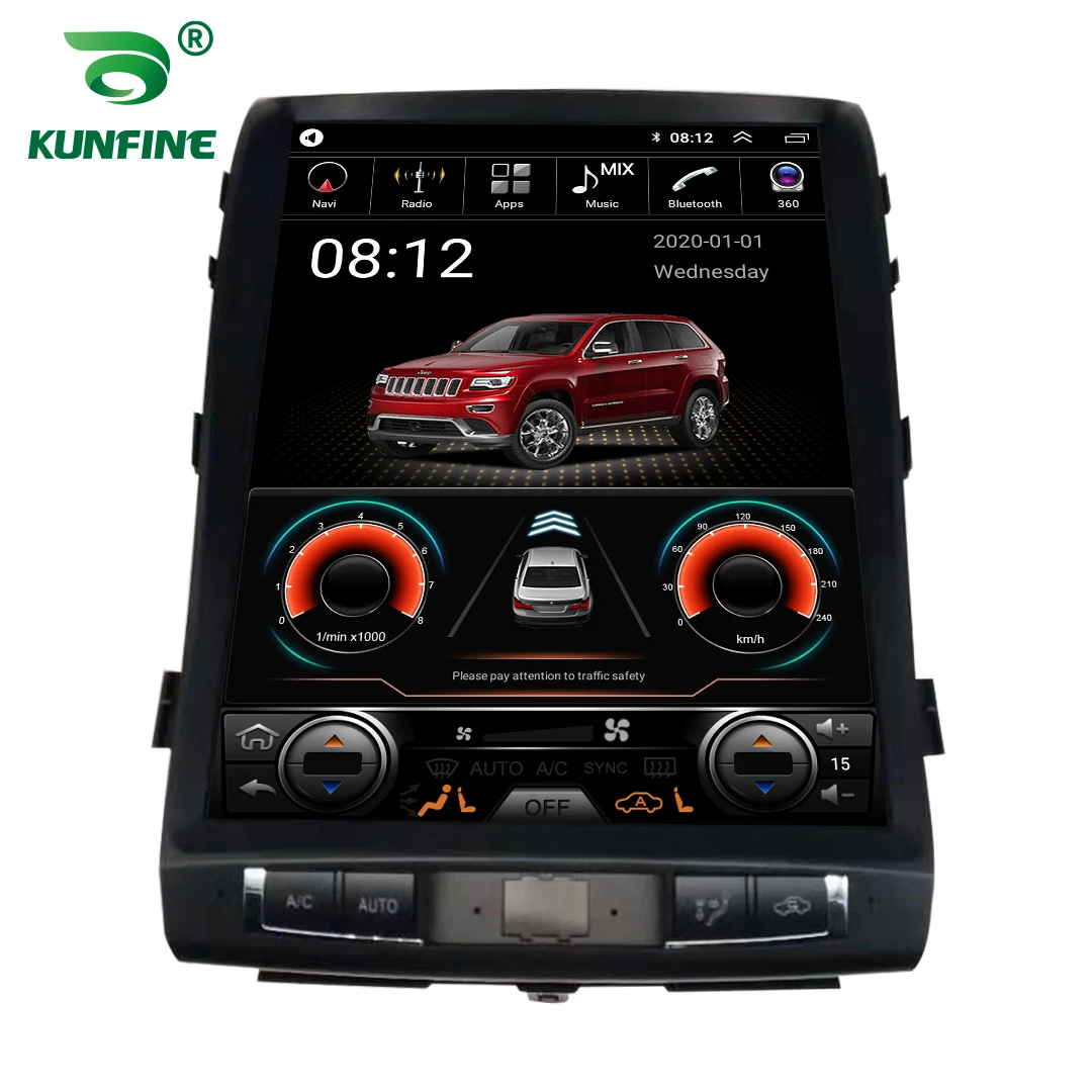 Tesla экран Octa Core 4 Гб RAM 64GM ROM Android 10 0 автомобильный DVD GPS плеер Deckless Car Stereo для Toyota Land