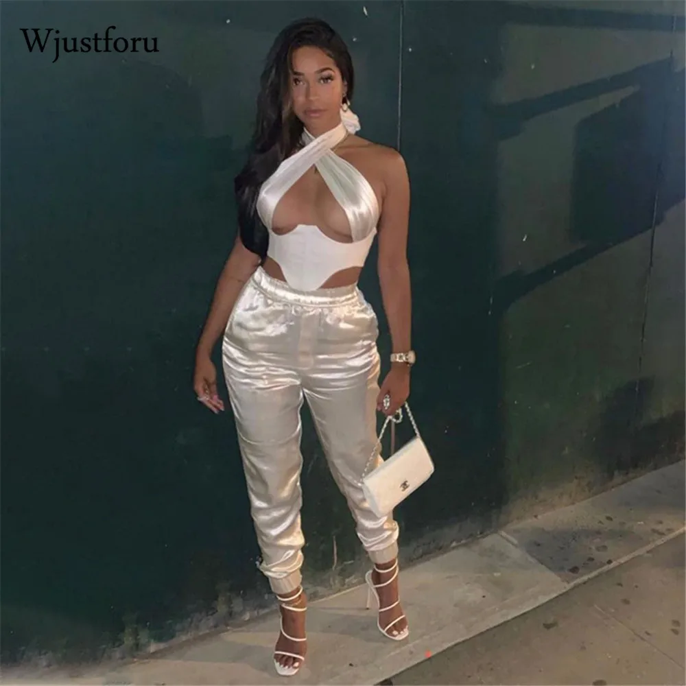 Wjustforu и сексуальными тоненькими лямками топ на тонких бретелях для женщин в