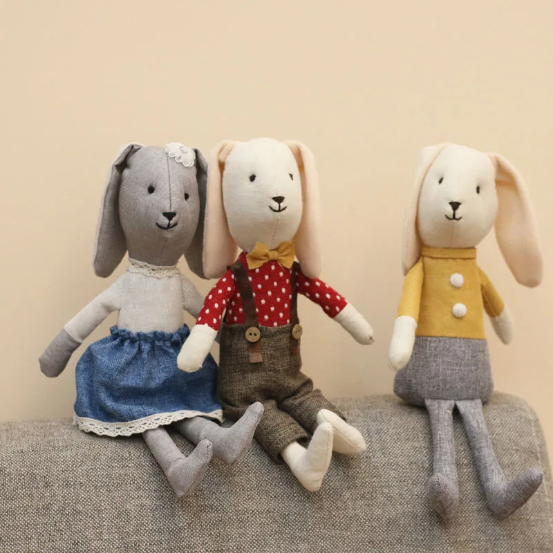 25 см милый кролик кукла детские мягкие плюшевые игрушки для детей Кролик спящий