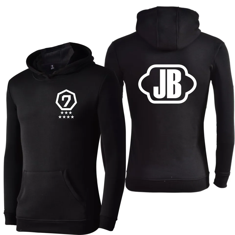 fashion GOT7 Hoodies Sweatshirts men/women Popular Combination JB JR Jackson Mark Bambam high quality Casual autumn warm clothes | Мужская