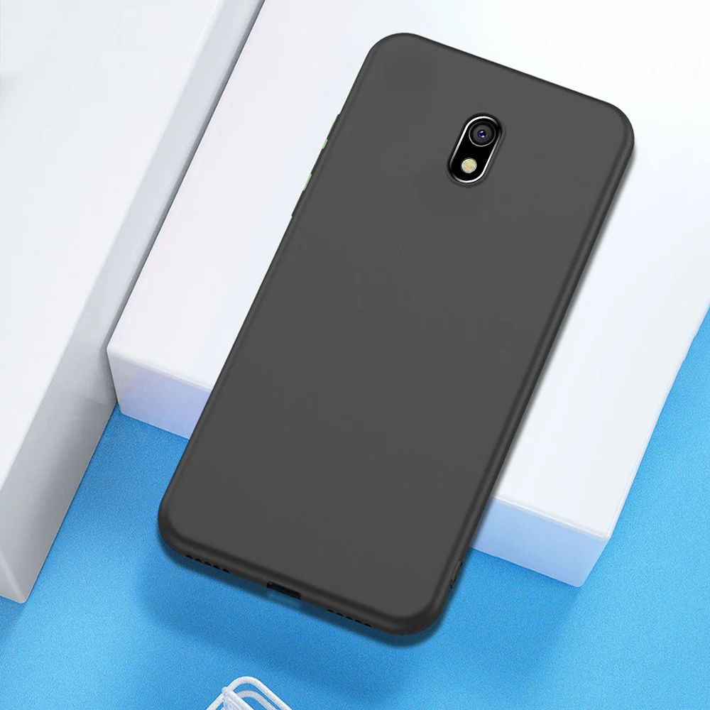 Черный Для Red mi 7A чехол из жидкого силикона мягкий чехол для задней крышки для Xiaomi mi Note 9, 10 лет, 9T Red mi 6A 7 7A 8A Note 7, 8, 8T K20 K30 Pro Чехол - Цвет: Черный