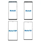 5 шт. внешний стеклянный экран объектива сенсорная панель ЖК-дисплей для Samsung Galaxy Note 8 9 10 + плюс ремонтные запасные части Передняя крышка