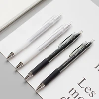 1 pc 0 50 7 mm simple black white mechanical pencil 2b pencil lead for writing drafting sketching school supplies