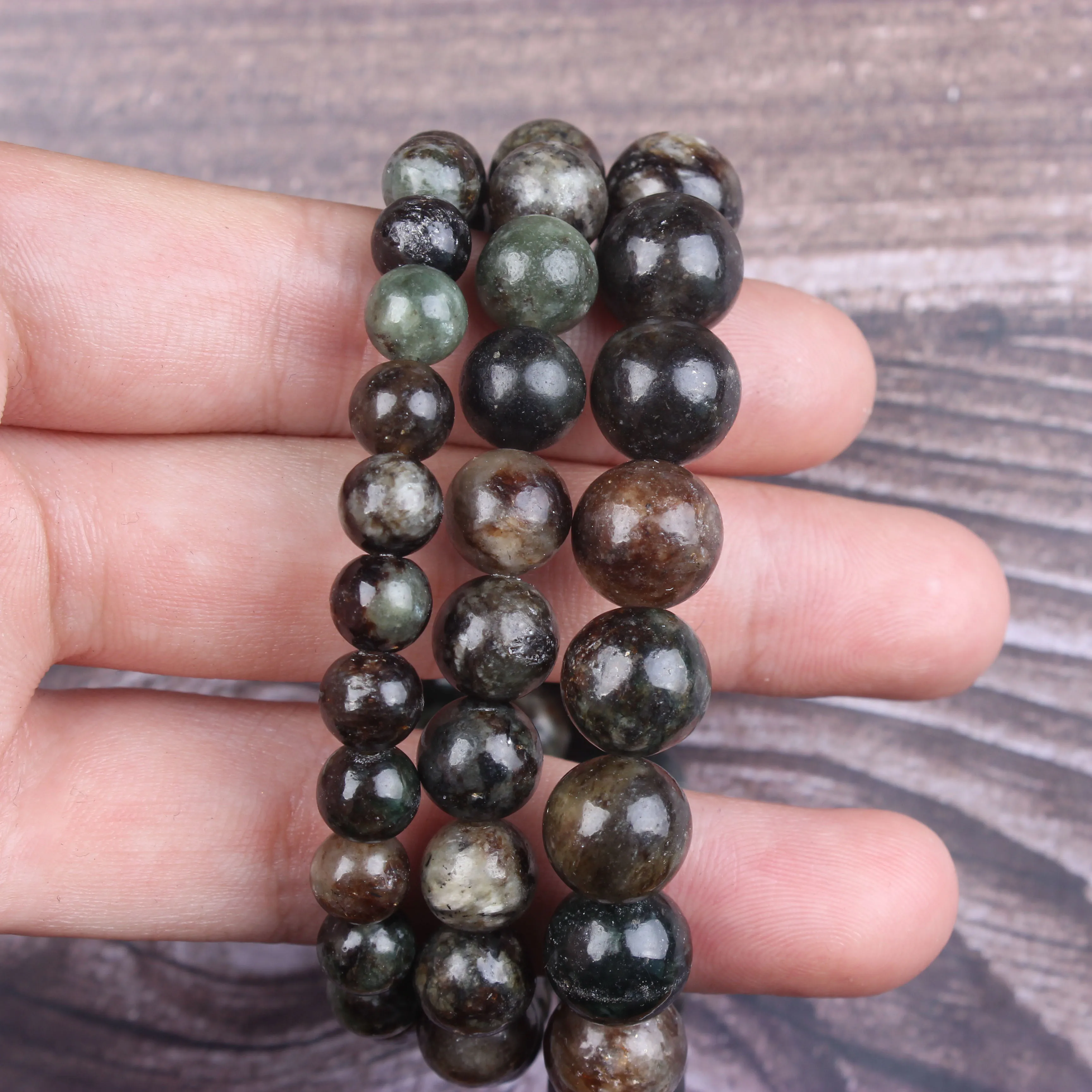 

5A 100% Natural Brown Phlogopite Bracelet Round Loose Stone Beads Bracelet Couple Women Men Fashion Jewelry Bracelet 6 8 10mm