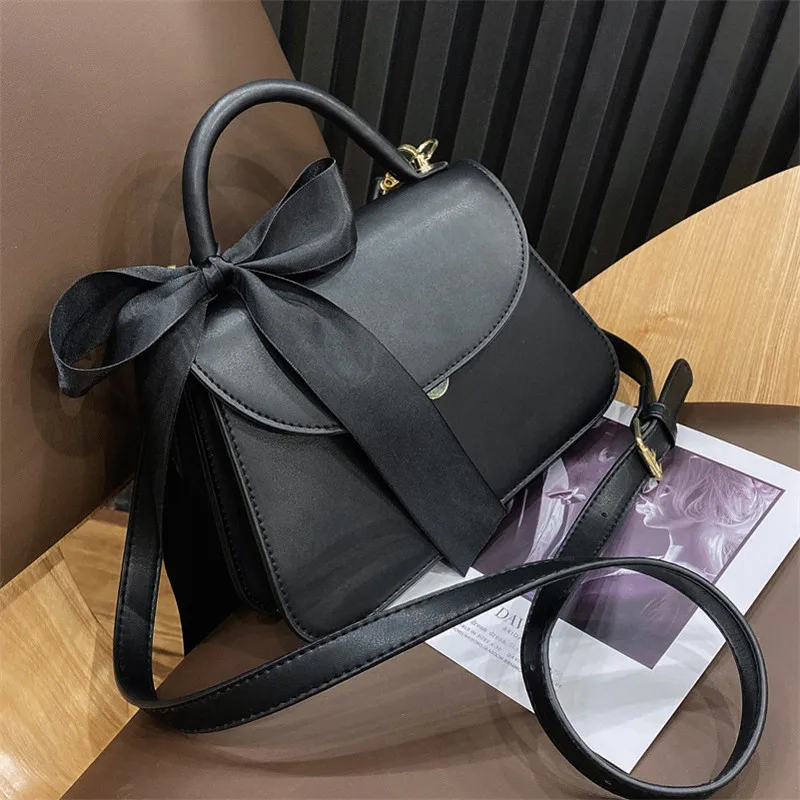 

2020 Luxury Handbags Women Designer Bow PU Leather Crossbody Bags Sac A Main Femme Shoulder Bag Lady Messenger Bag Bolsos Mujer