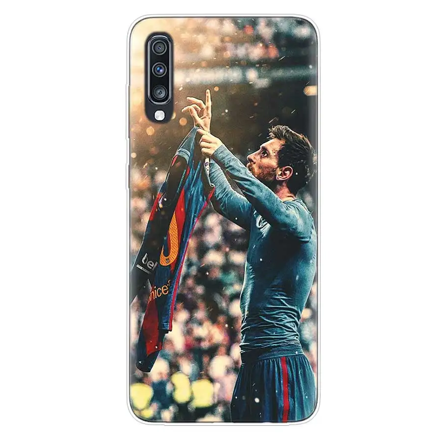 No.9 Футбол звезда номер десять Сердце чехол для samsung Galaxy A70 A50 A20E S10E S10 плюс A40 A30 A20 A10 A60 A80 A50S A70S A30S крышка - Цвет: No.9