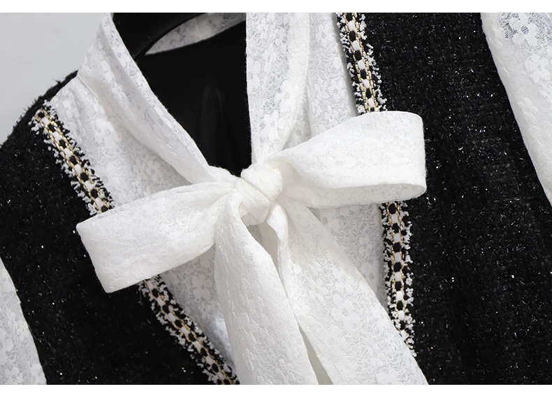 

Spring women's dress 2021 new foreign style little black dress fashion dresses for women party V-Neck Casual Bow A-Line