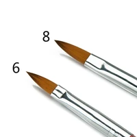 tp nylon brush manicure nail art brush acrylic handle nail art tools brush nail polish painting drawing nail art pen 8 6