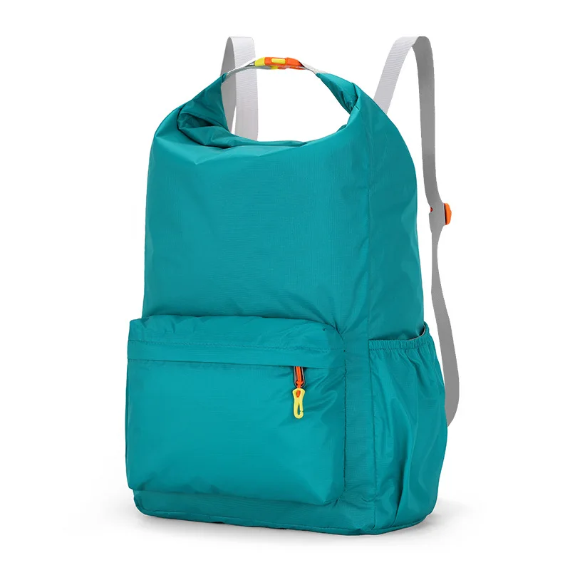 Lightweight Foldable Nylon Material Sports Swimming Waterproof Gym Backpack Bag For Running City Jogging Swim River Trekking Bag