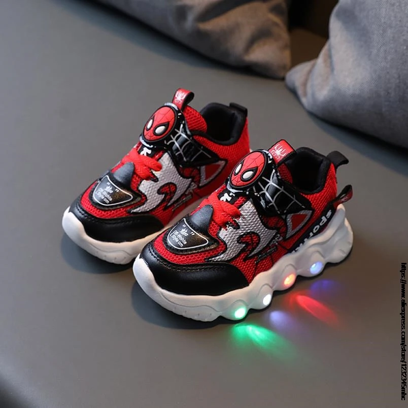 Disney детская обувь для девочек светящиеся кроссовки Теннисный светодиодный