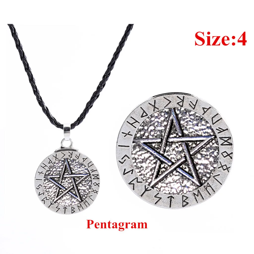 2020 для женщин Новая эксклюзивная подвеска ожерелье большой Руна скандинавский