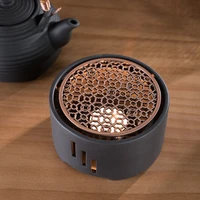 japanese candle heating base tea warmer kungfu tea ceremony ceramic boiled flower tea heater tea pot warmer insulation base wf