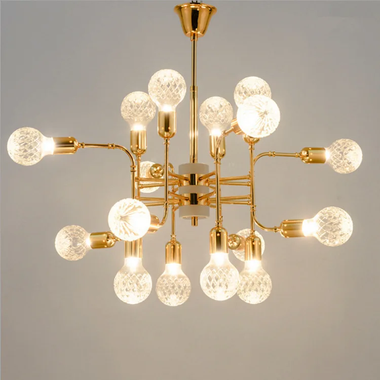 

lampen industrieel lustre pendente glass ball LED pendant lights Home Decoration E27 Light Fixture luminaria pendente