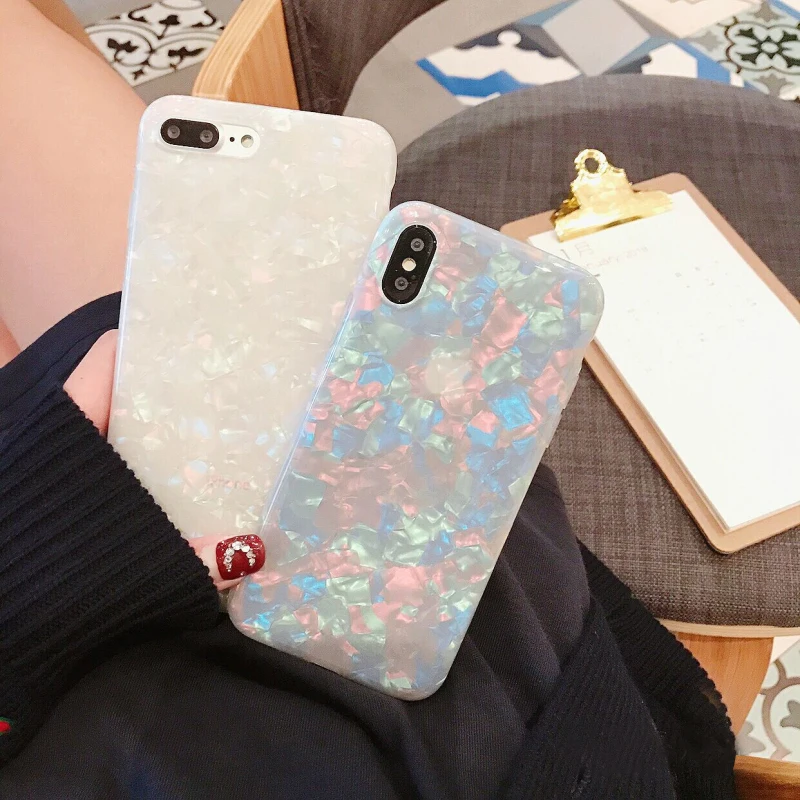 Модный силиконовый чехол из ТПУ для iphone X 10 XR XS MAX 7 8 6 6s Plus, цветной Ударопрочный Мягкий защитный чехол