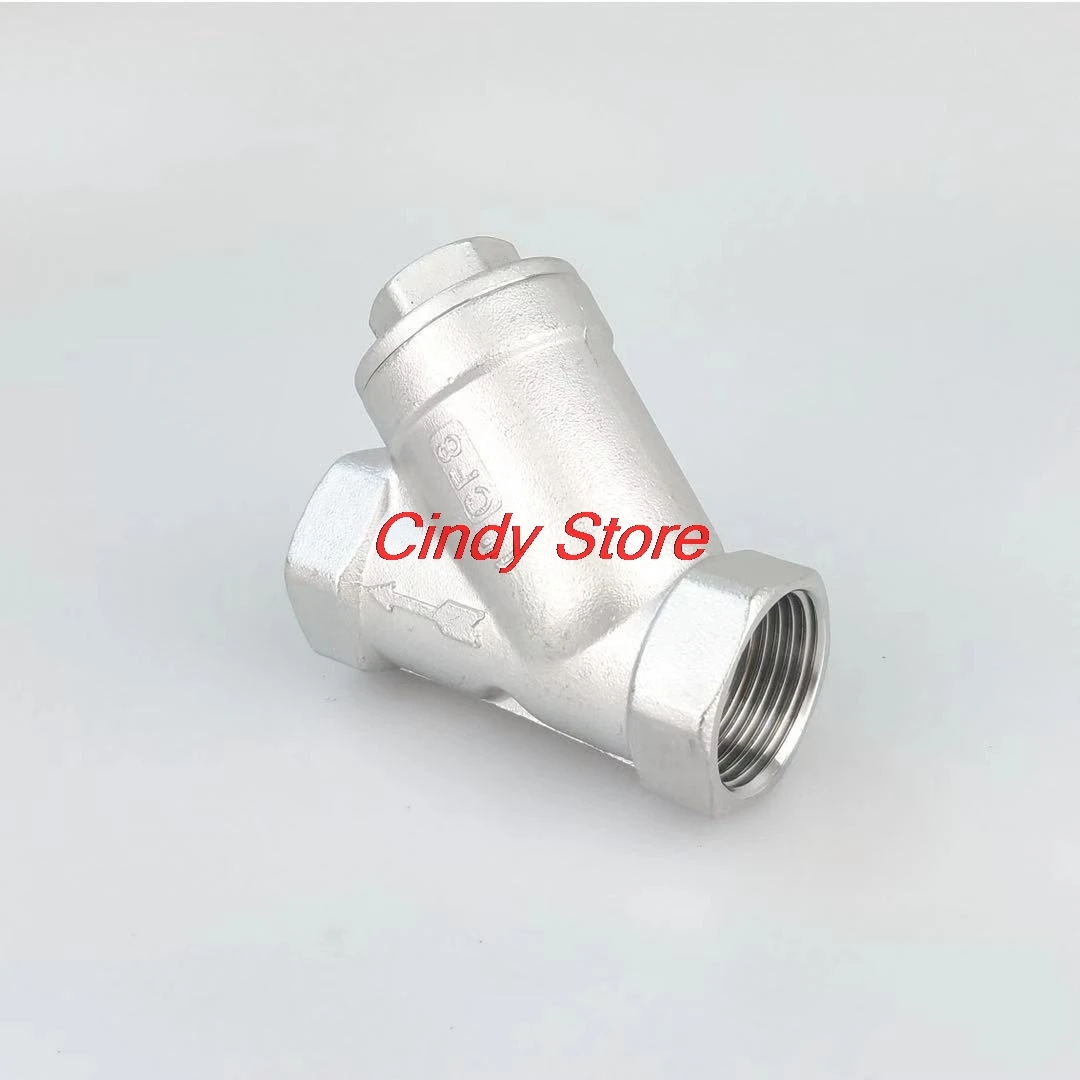 1PC 304 Type Y three way Strainer Filter Stainless Steel female Jointer Pipe Connection connector Fittings | Обустройство дома