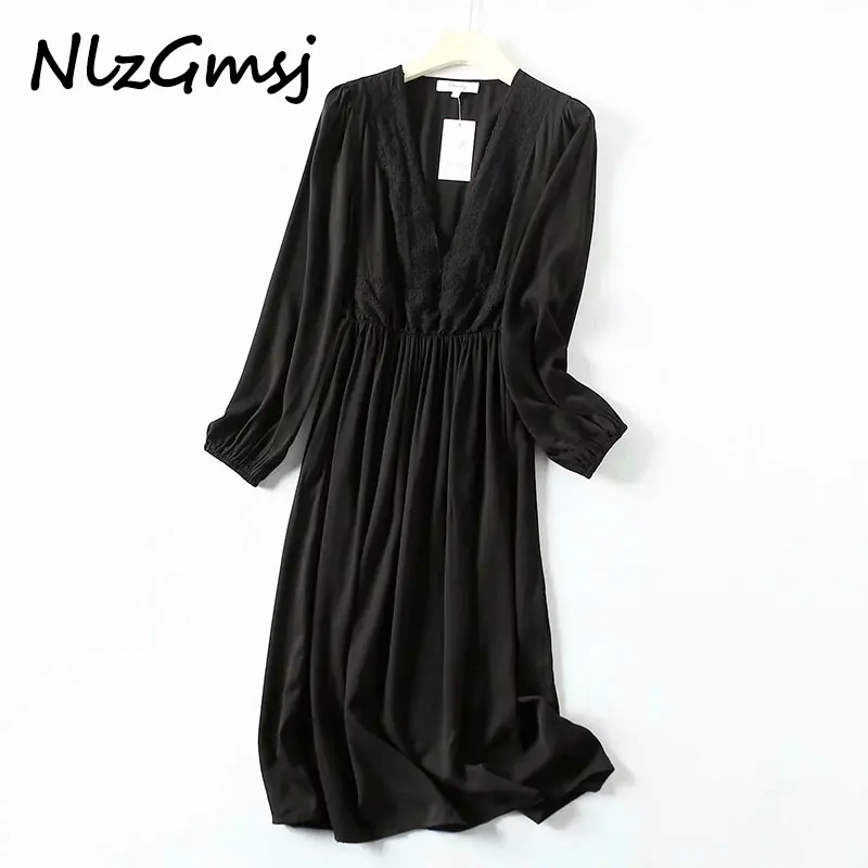 Женское винтажное атласное платье средней длины в английском стиле вечерние