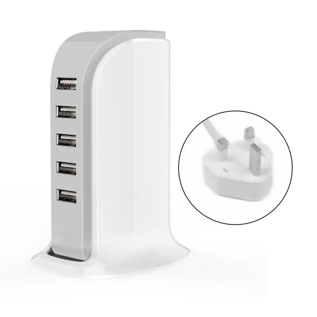 ЕС США Великобритания портативный размер супер высокая скорость 5 портов