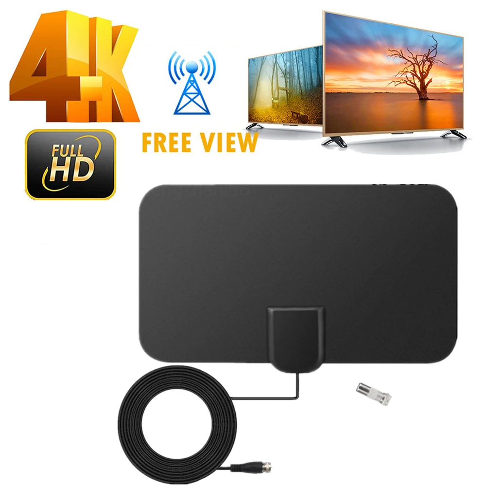Цифровая антенна hengshanlao для домашнего ТВ приемника 2000 миль HDTV усилитель DVB T/T2 ISDBT