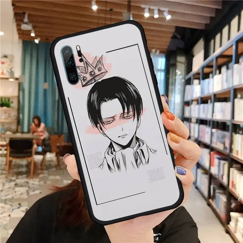 

Anime Attack On Titan L A cool Phone Case For Huawei honor Mate P 9 10 20 30 40 Pro 10i 7 8 a x Lite nova 5t Soft silicone funda