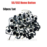 50pcs home button key flex cable for iphone 5s se return functions replacement parts no touch id fingerprint