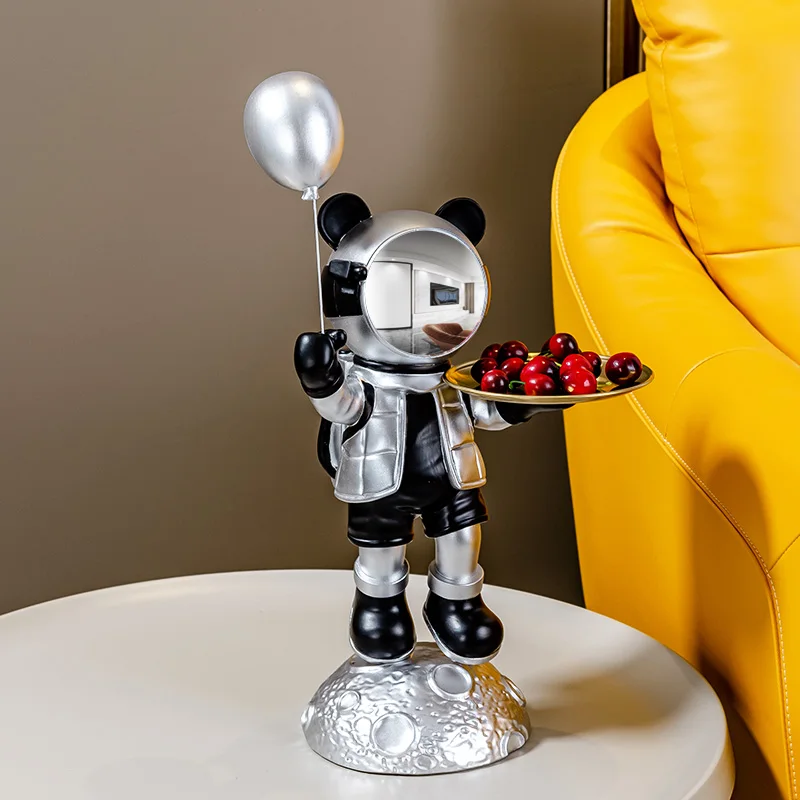 

Креативное украшение для дома и сада, уличная статуя астронавта из смолы, садовые художественные поделки, украшение для лужайки, скульптурные аксессуары