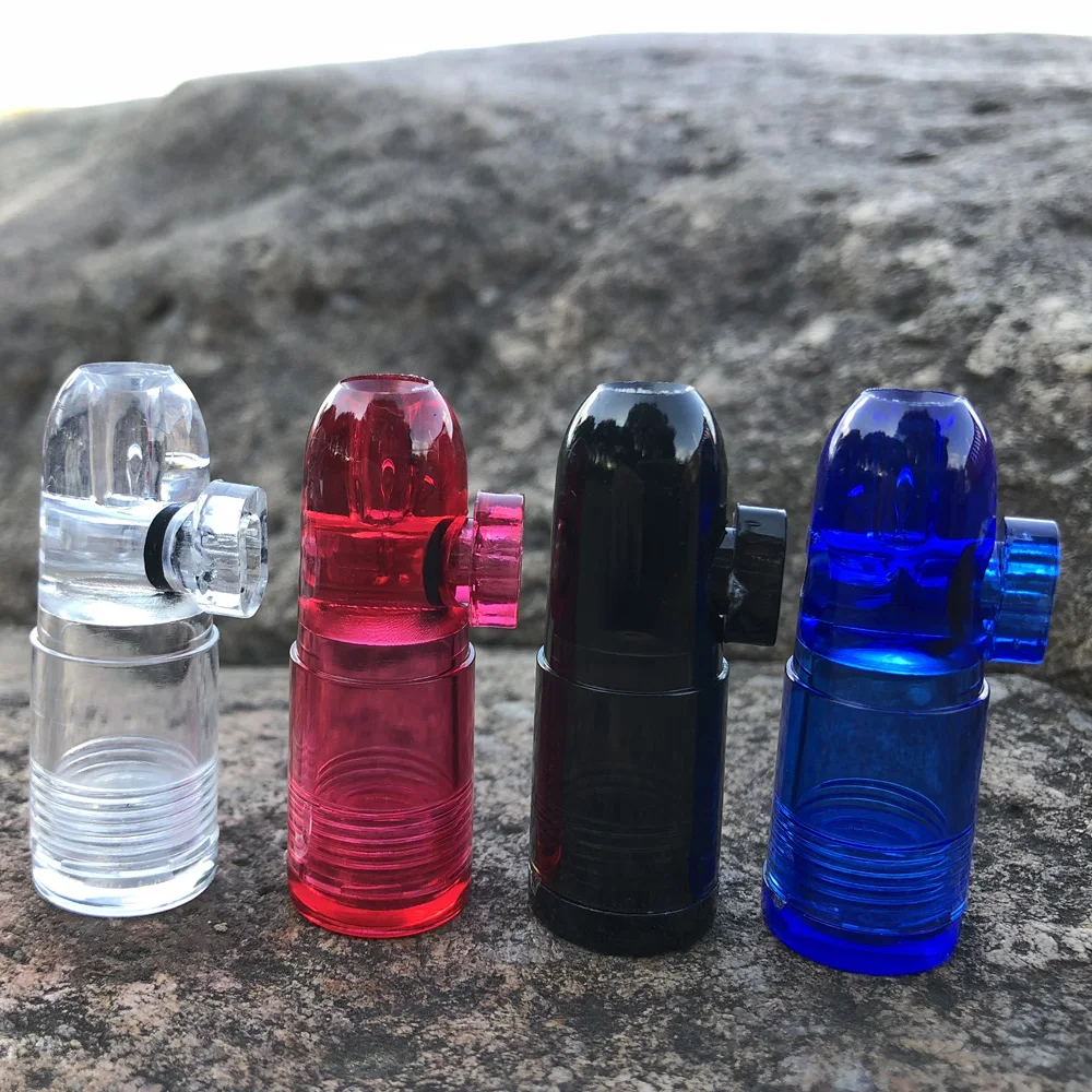 5 шт./лот акриловый пластиковый табак диспенсер храп рокетная форма носовые ножи.