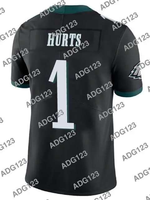 

Stitch Philadelphia Jalen Hurts Black Men Women Kid Youth Vapor Limited Jersey