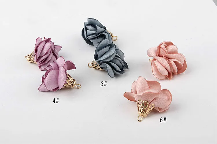 Версия горящего цветка серьги с кисточками ювелирные изделия ручной работы