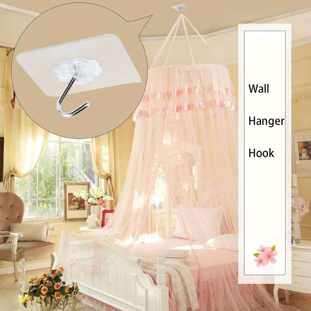 6x6cm PVC Stainless Steel Transparent Strong Sticky Wall Hanging Nail-Free Hook Kitchen Bathroom Heavy Load Rack Cup Sucker | Дом и сад