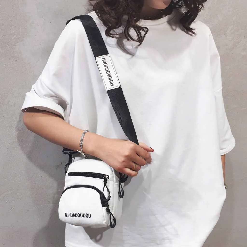 Женские сумки Повседневная Холщовая Сумка через плечо маленькая сумка для