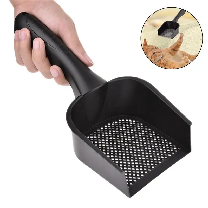 

Sifter with Deep Shovel Thicken Non Stick Cat Litter Scoop with Handle and Small Hole High-Quality Polypropylene PVC Material