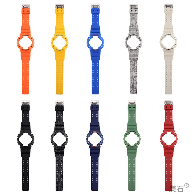 Ремешок и чехол для часов resin Casio CASIO G SHOCK GD100 GD110 GD120 GA100 GA110|Ремешки часов| |