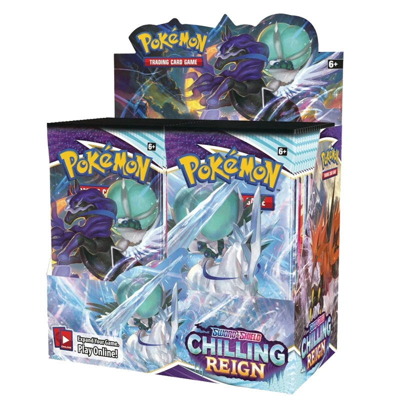 Новинка 324/360 шт. Покемон английская французская испанская открытка охлаждающая